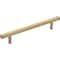 Jeffrey Alexander 128 mm Center-to-Center Satin Bronze Square Dominique Cabinet Bar Pull 845-128SBZ - alternate 1